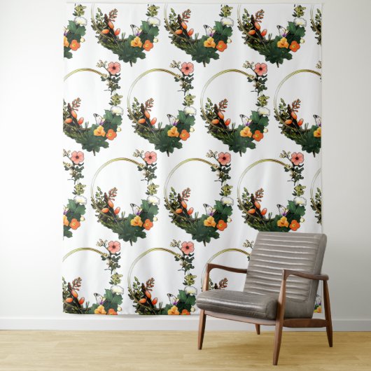 Tenture Fleur g (En situation)