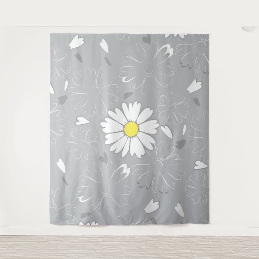 Tenture Fleur marguerite d'Eilin (Devant)