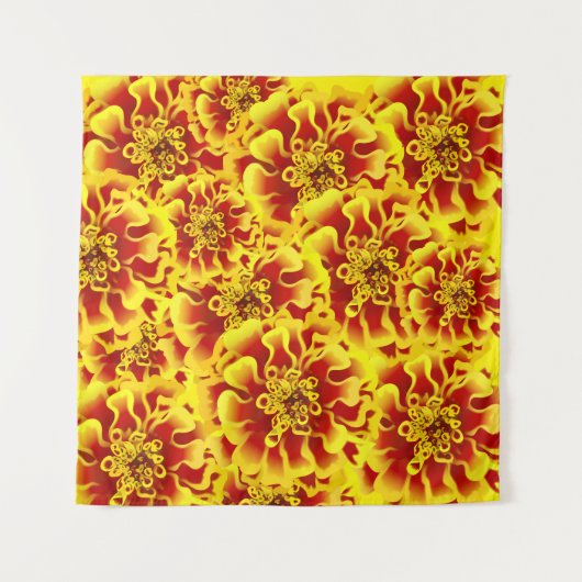 Tenture Fleur Marigold (Devant (Horizontal))