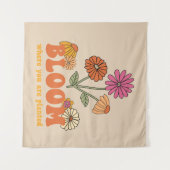 Tenture Fleur Où vous êtes planté (Devant (Horizontal))