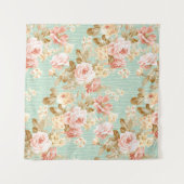 Tenture Fleur populaire classique motif sans couture arriè (Devant (Horizontal))