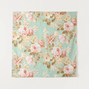 Tenture Fleur populaire classique motif sans couture arriè
