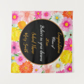 Tenture Fleur Populaire Personnaliser Blanc (Devant (Horizontal))