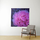 Tenture Fleur rose Lush (En situation)