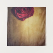 Tenture Fleur rose rose abstraite romantique (Devant (Horizontal))