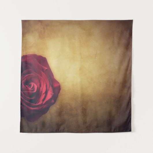 Tenture Fleur rose rose abstraite romantique (Devant)