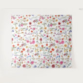 Tenture Fleur sauvage coloré Jardin Salon Bureau (Devant (Horizontal))