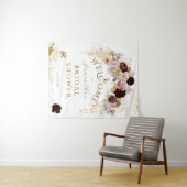 Tenture Fleur sauvage d'automne Fête des mariées Florale o (En situation (horizontale))