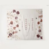 Tenture Fleur sauvage d'automne - Mariage (Devant (Horizontal))