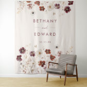 Tenture Fleur sauvage d'automne - Mariage (En situation)