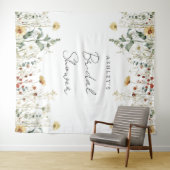 Tenture Fleur sauvage d'été Fête des mariées de terrain (En situation (horizontale))