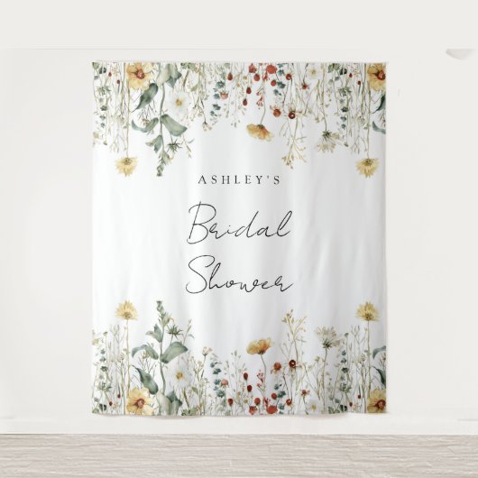 Tenture Fleur sauvage d'été Fête des mariées de terrain (Devant)