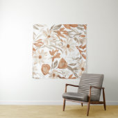 Tenture Fleur sauvage en terre cuite Rustique Boho Mur pen (En situation (horizontale))