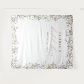 Tenture Fleur sauvage Fête des mariées photo arrière-plan (Devant (Horizontal))