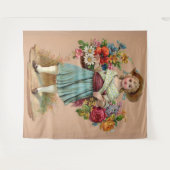 Tenture Fleur victorienne (Devant (Horizontal))