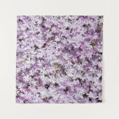 Tenture Fleur violette, fond de fraîcheur estivale. (Devant (Horizontal))