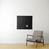 Tenture Fleur violette wtcnm (En situation (horizontale))