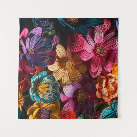 Tenture Fleurs (Devant (Horizontal))