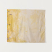 Tenture Fleurs à côté du mur jaune (Devant (Horizontal))