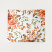 Tenture Fleurs aquarelles 1 (Devant (Horizontal))