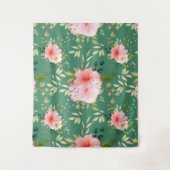 Tenture Fleurs aquarelles 24 (Devant)