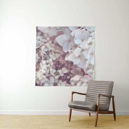 TENTURE FLEURS BLANCHES (En situation (horizontale))