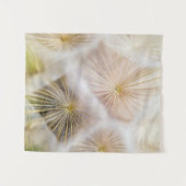 Tenture Fleurs blanches de pissenlit (Devant (Horizontal))