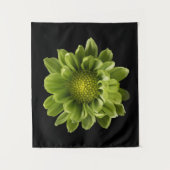 Tenture Fleurs | Chrysanthème vert (Devant)