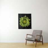 Tenture Fleurs | Chrysanthème vert (En situation)