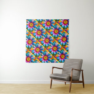 Tenture Fleurs colorées mignonnes Motif