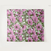 Tenture Fleurs Cosmos roses (Devant (Horizontal))