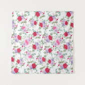 Tenture fleurs - Couleurs simples (Devant (Horizontal))
