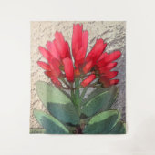 Tenture Fleurs d'âge rouge (Devant)
