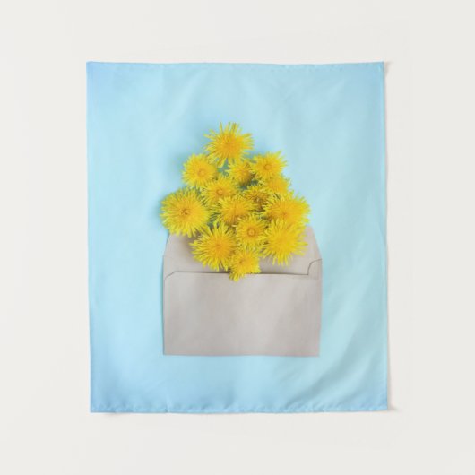 Tenture Fleurs | Dandelions dans l'enveloppe (Devant)