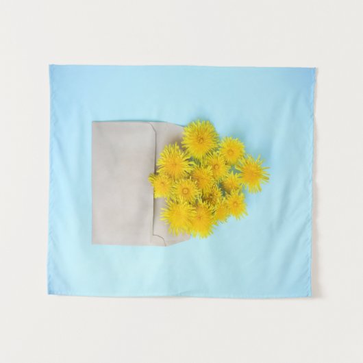 Tenture Fleurs | Dandelions dans l'enveloppe (Devant (Horizontal))