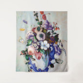 Tenture Fleurs dans un Vase Rococo, Paul Cezanne (Devant)