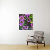 Tenture Fleurs d'Azaleas roses, jardin rustique (En situation)