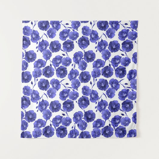 Tenture Fleurs de champ à l'aquarelle : Papier peint botan (Devant)