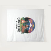 Tenture Fleurs de cheval rondes (Devant (Horizontal))