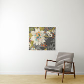 Tenture Fleurs de crépuscule tropicaux (En situation (horizontale))