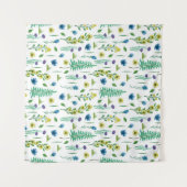 Tenture Fleurs de foune Motif de la nature sans voile (Devant (Horizontal))