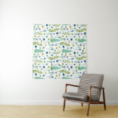 Tenture Fleurs de foune Motif de la nature sans voile (En situation (horizontale))