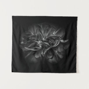 Tenture Fleurs De jardin En Noir Et Blanc 67