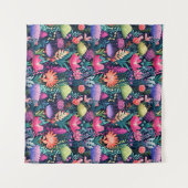 Tenture Fleurs de la mer - Jardin des fonds marins (Devant (Horizontal))