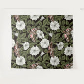 Tenture Fleurs de lune et sphinx Mois (Devant (Horizontal))