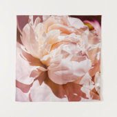 Tenture Fleurs de Paon de Luxe Fond Floral (Devant (Horizontal))