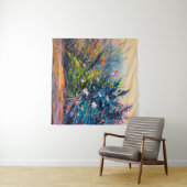 Tenture Fleurs de peinture à l'huile, fleur de maïs, margu (En situation (horizontale))