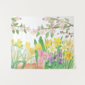 Tenture Fleurs de Printemps (Devant (Horizontal))