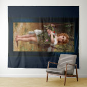 Tenture Fleurs De Printemps par William Bouguereau (En situation (horizontale))