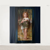 Tenture Fleurs De Printemps par William Bouguereau (Devant)